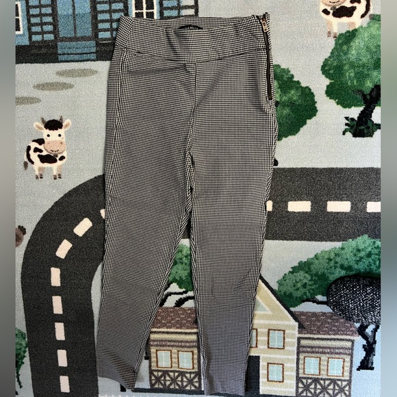 Dynamite dressy black and white checkered pants. - Picture 3 of 5